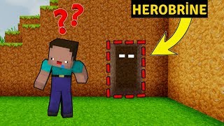 NOOB VS HEROBRİNE #8 - Gizli Kapı (Minecraft)