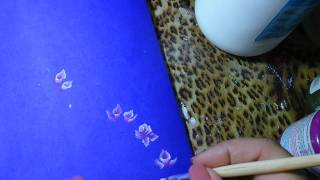 Micro pintura em one stroke