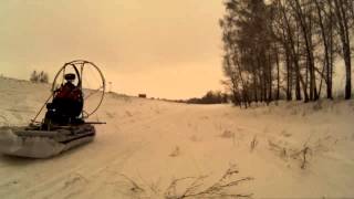 аэролодка с Лифаном 190 Ф легкий вариант