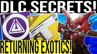Destiny 2. DLC SECRETS & D1 STATS RETURN! Best Imperial Farm, New Exotics, 3v3 Trials, RIFT & More!