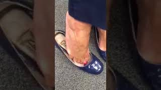 Hot office shoeplay