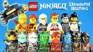 LEGO Ninjago Elemental Masters Set bonus Unofficial LEGO Minifigures w/ Samurai VXL Mini Build