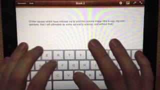 Ignored keypresses when typing on iPad
