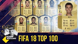 TOP 100 PLAYER RATINGS FIFA 18 | 100-81