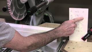 Installing Baseboard: Cutting a baseboard cutlist