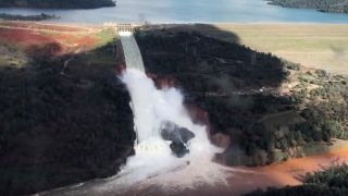 Water levels dropping but dam evacuation orders still stand