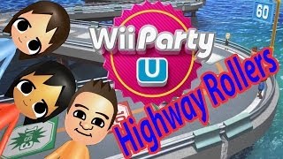 ABM: WII PARTY U !! (HighWay Rollers) GAMEPLAY!! HD !!