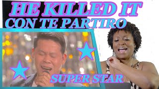 Marcelito Pomoy Sings "Con Te Partirò" With DUAL VOICES!! - America's Got Talent: The Champions?