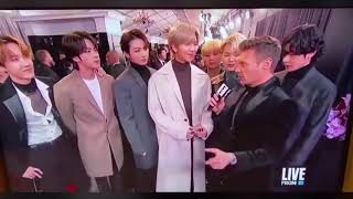 BTS GRAMMY AWARDS 2020 FULL INTERVIEW WITH RYAN SEACREST 200126