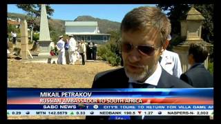 Wreath laying ceremony hounours 17 Russian sailors, CPT