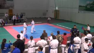 Alexe Bogdan WKF 2012 Izvorani Campionat National(meci) I