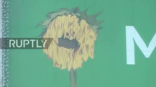 Germany: Anti-Greens banners go up in Berlin streets