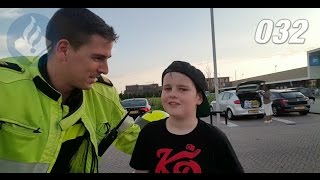 Politie aanhouding verdachten vernieling. Politie Vlogger Jan-Willem. NR 32