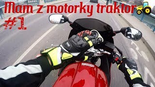 Motovlog CZ/SK #1 /Mam z motorky traktor/ Nové Oblečení/ První vyjížďka 2018/