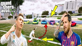 RONALDO VE MESSİ PENALTIYI ATAN ARABAYI ALIR! - GTA 5