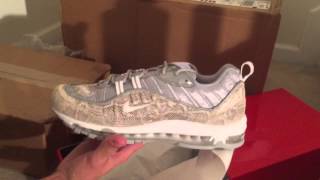 Unboxing! Supreme Nike Air Max 98 complete set. All 4 pairs