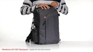 Discover the NX CSC Backpack by Manfrotto: tutorial and features