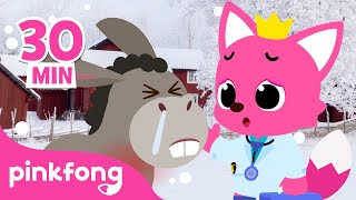 A mi burro le duele la cabeza | Animales de la Granja |+Recopilación | Pinkfong Canciones Infantiles