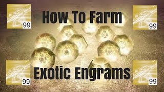 Destiny - Exotic Engram Farming! | How To Get Exotics Fast | Reach 385-400 Light | Destiny