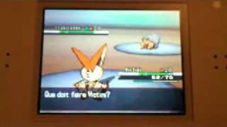 29 Pokémon version noire arène de Volucité combat contre Clown kerry