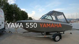 YAVA 550 . СПУСК НА ВОДУ