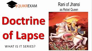 Doctrine of Lapse || Indian History || Quikr Exam