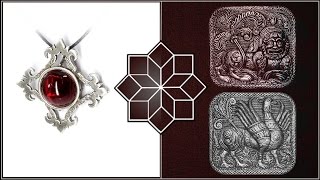 КАЛИТА ~ КРАСИВЫЙ АЖУРНЫЙ КУЛОН КРЕСТ В ДРЕВНЕРУССКОМ СТИЛЕ С ПРОЗРАЧНОЙ ЦВЕТНОЙ ЭМАЛЬЮ 5305