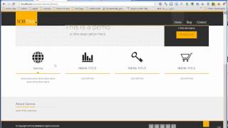 Sorena theme:  footer widgets