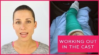 Broken Ankle Recovery - Working Out In The Cast