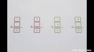 1.sınıf matematik Toplama İşleminde Verilmeyen Sayıyı Bulmak-Bulbulogretmen