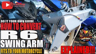 HOW TO CONVERT BIGBIKE SWING ARM FIT TO YOUR MOTORCYCLE
