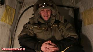 Ловля щуки на флажки (зимняя жерлица). Псковщина.