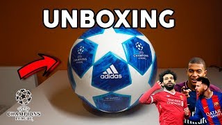 ADIDAS FINALE 18 (Nova bola da CHAMPIONS) Top Training - UNBOXING 4K