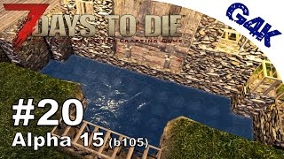 7 Days To Die | Mining Iron & Watering a Moat | 7 Days to Die Gameplay Alpha 15 | S09E20