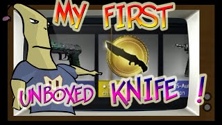 MY FIRST UNBOXED KNIFE !