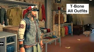 All T-Bone outfits. Watch Dogs Bad Blood DLC T-Bone Grady outfits and customization