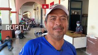 Mexico: Caravan of migrants heading to US rests in Santo Domingo de Zanatepec