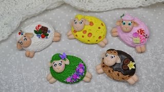 Овечка ? ПОЛИМЕРНАЯ ГЛИНА ? МАСТЕР КЛАСС: Polymer Clay tutorial