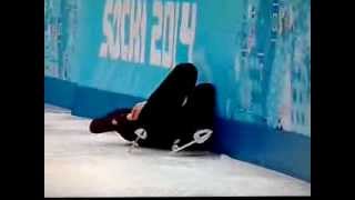 incidente pattinaggio sul ghiaccio olimpiadi invernali 2014