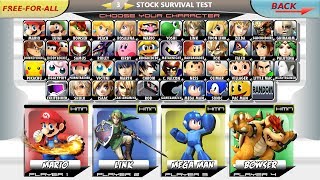 Super Smash Bros. Wii U / 3DS - Character Select / Roster | Wer siegt, wer fliegt?