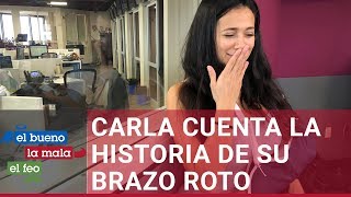 Carla Medrano cuenta la historia de su brazo roto