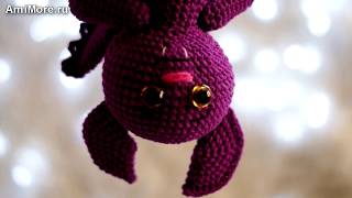 Амигуруми: схема Летучая мышь. Игрушки вязаные крючком - Free crochet patterns.