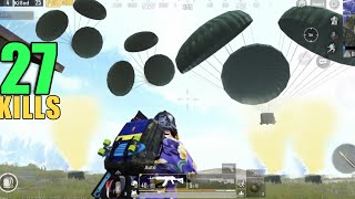 SHOOTING THREE FLARE GUNS IN LAST CIRCLE | 27 SOLO VS SQUAD | PUBG MOBILE