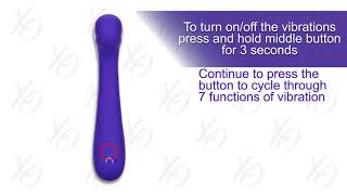 Вибратор для точки G с электростимуляцией Impulse Intimate E-stim Petite G Wand - 19 см
