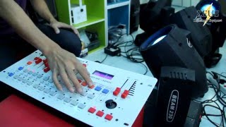 สอน Disco 240 DMX512 Controller Board คุม และ เซฟ บีมมูฟวิ่งเฮด 230 Part 2