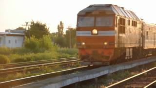 Поезд через Добринку ехал 1 июня 2012 года.