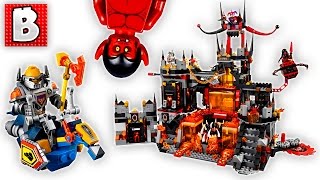 Lego Nexo Knights Jestro's Volcano Lair Set 70323 | Unbox Build Time Lapse Review