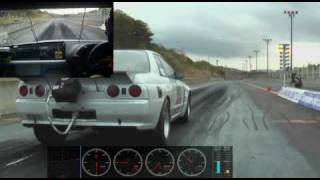 GTR Recod 8.111sec 2009 JDDA EAST DRAG Race Rd4 TARGET