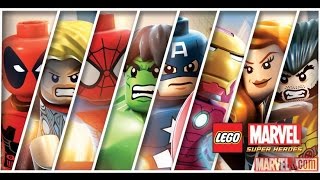 набережная золотой кубик под блоками.(лего марвел супер герой - lego marvel)