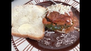 Foodie Friday!  Stuffed Peppers and Bread